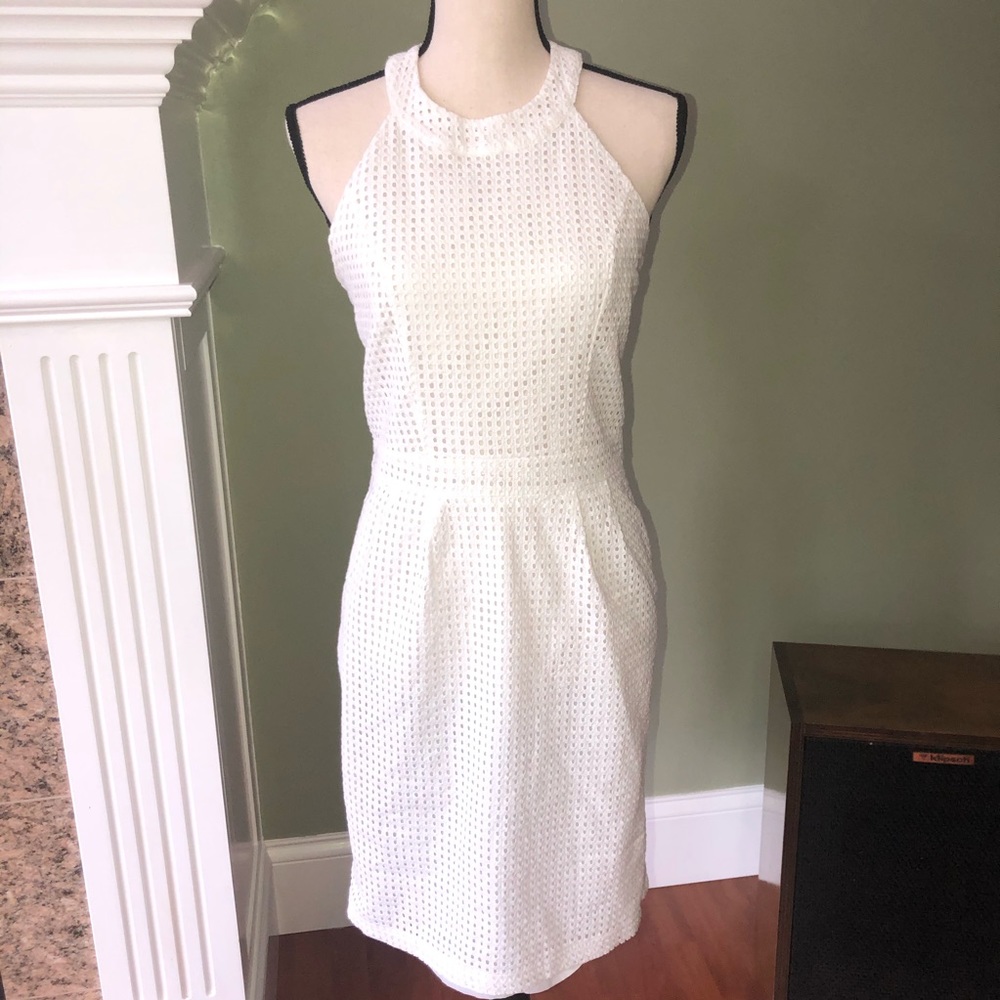 Sharagano white dress, Size 4